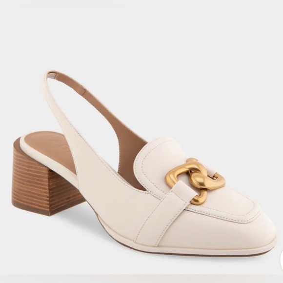 AEROSOLES Shoes - NWT AEROSOLES Women's Eggnog Slingback Heels